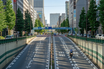 Wall Mural - 東京都中央区日本橋から見た東京の都市景観