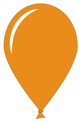 Wall Mural - Orange Balloon icon