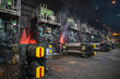 Thickness reduction process of the production of hot rolled steel