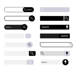 Wall Mural - search bar user interface collection, desing ui