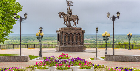 Canvas Print - Duke Vladimir statue