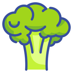 broccoli line icon