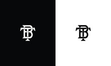 BT TB Abstract Logo Design Monogram