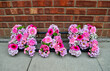 Funeral flower arrangement MAM tribute
