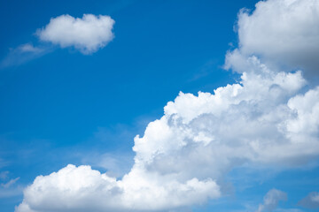 Wall Mural - beautiful blue sky clouds for background.