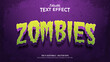  Zombies, Text Effects, Editable Text Style 