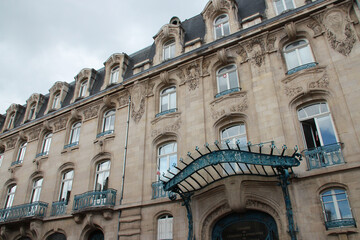 Canvas Print - art nouveau building in nancy in lorraine (france) 