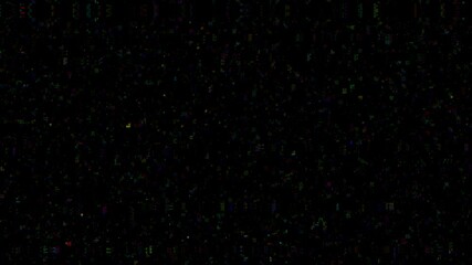 Wall Mural - glitch noise distortion of broken video empty background, vhs effect, glitch digital pixel noise. st