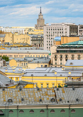 Canvas Print - Moscow rooftops