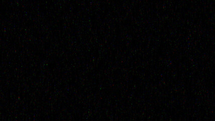 Wall Mural - horizontal distortion of broken video image on black background, vhs effect, glitch digital color pi