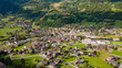 © Marc Valentin - Drone pictures of the Chable and the valley of Bagnes, Switzerland.