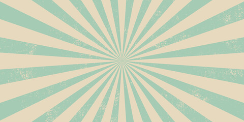 Abstract retro rays grunge background