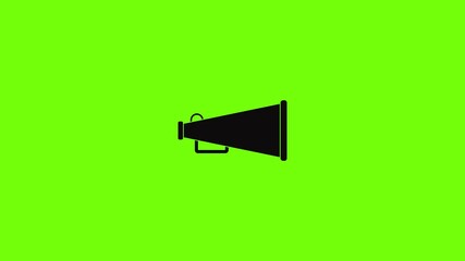 Sticker - Bullhorn icon animation