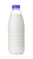 Sticker - Front view of plastic  milk bottle