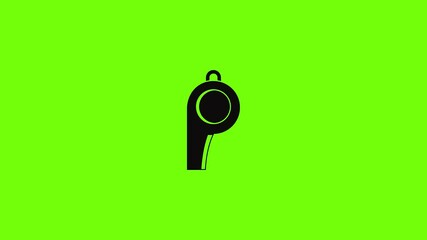 Poster - Sport whistle icon animation