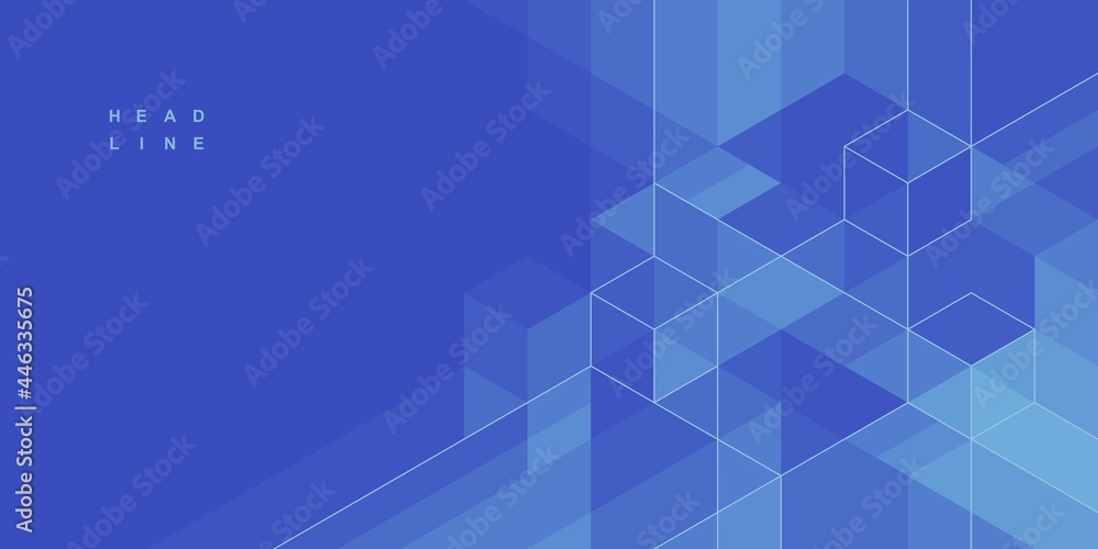 Abstract geometric technological background. Vector creative design ...