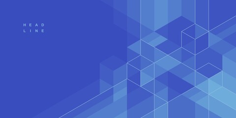 Abstract geometric technological background. Vector creative design.