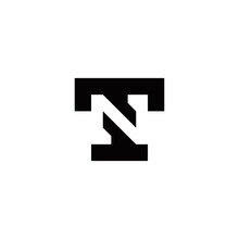 T N Tn Nt Initial Logo Design Vector Template