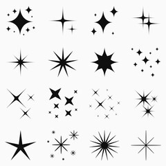 stars vector collection