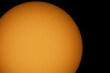 The surface on the sun disc with sunspots in region 2842, July 2021