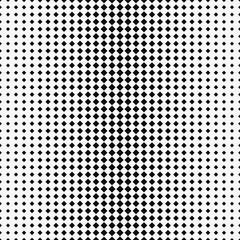 Poster - Graniental black rhombs. Rhombuses size gradient is mesh. Vector grid of black rhombus.