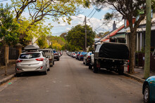 Cars Parked In The Street