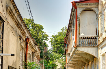 Wall Mural - Tbilisi Old Town, Georgia, HDR Image