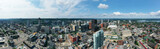 Fototapeta Londyn - Aerial panorama of Hamilton, Ontario, Canada city center