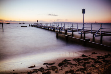 Poster - Cameron's Bight Jetty in Blairgowrie Australia