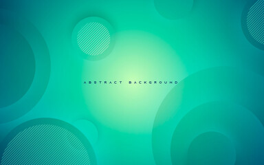 Canvas Print - tosca abstract background elegant circle shape