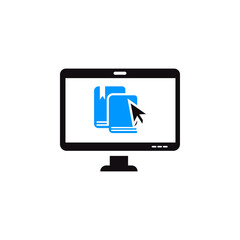 Online education and business training icon