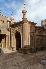 Wall Mural - Chinese uighur mosque in kashgar, Xinjiang, china