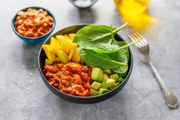 Sticker - Healthy buddha bowl with vegetables