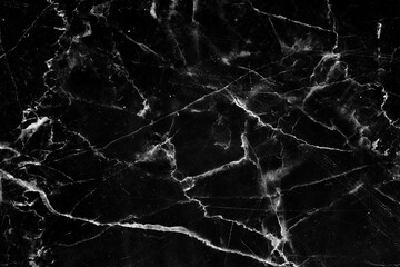 Wall Mural - White patterned natural of black and white marble pattern for interior design.