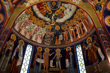 Frescoes In St. Sava Church, Beograd (Belgrade), Serbia