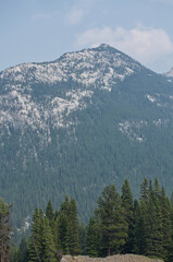 Smoky Mountain Landscape in Banff, AB