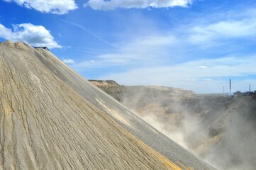 Wall Mural - large surface ore mine in Serbia