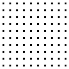 Fototapete - Vector isolated grid. 10x10 black squares.