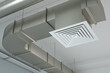 Industrial air duct ventilation, 3d illustration