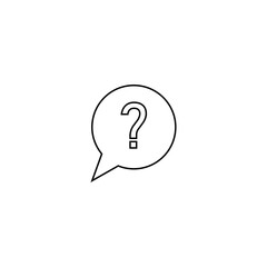 Sticker - question mark icon