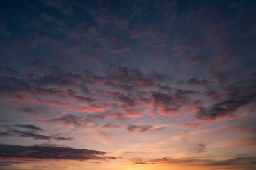 Canvas Print - Colorful cloud and sky background