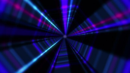 Wall Mural - This is a motion stock graphic showing an abstract glowing tunnel.