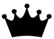 King crown illustration isolated on white background