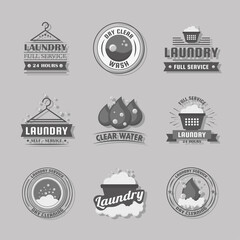 Canvas Print - Laundry nine stamps