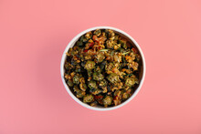 Indian Traditional Okra Fry Or Ladies Finger