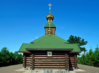 Wall Mural - The Orthodox Church of St. Antoni and Teodozjusz Pieczerski located in the hermitage called Skit near the village of Odrynki in Podlasie, Poland.