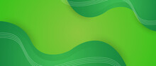 GREEN ABSTRACT BACKGROUND . CEN BE USED FOR BANNER , FLYER, POSTER, WEB PAGE, PRESENTATION Etc. VECTOR DESIGN OF EPS FILE