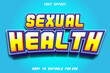 © 4gladiator.studio44 - Sexual Health Editable Text Effect Emboss Modern Style