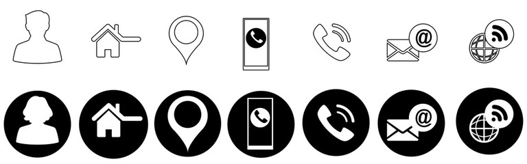 Web icon set. Website set icon vector. for computer and mobile