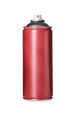 Poster - Can of red spray paint isolated on white. Graffiti supply